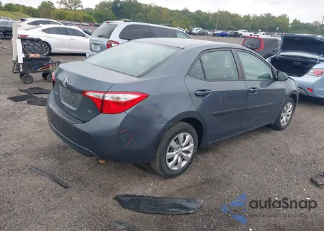 2014 Toyota Corolla Le from USA, damaged, VIN 2T1BURHE4EC184339